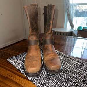 Dingo Men's Dean Leather Harness Boots